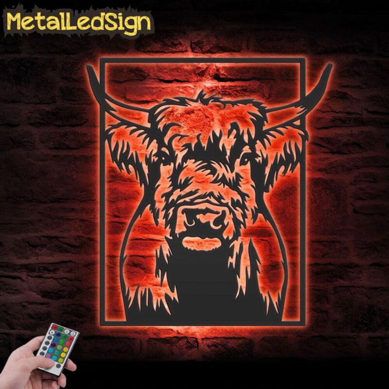 Highland-Cow-Farmhouse-Metal-Wall-Art-LED-Light-5.jpg