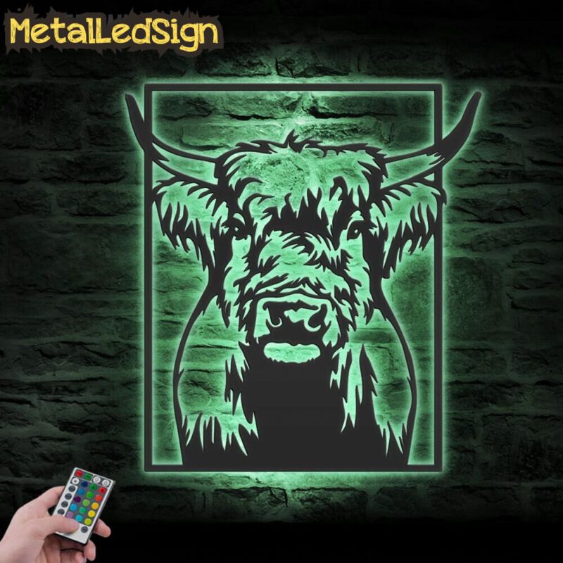 Highland-Cow-Farmhouse-Metal-Wall-Art-LED-Light-7.jpg