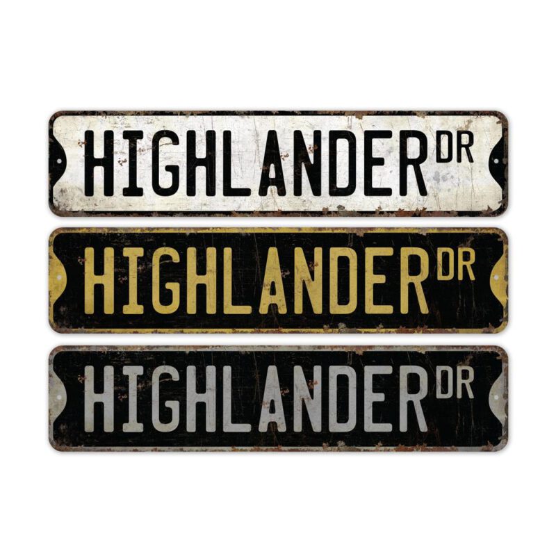 Highlander-Cat-Premium-Quality-Rustic-Metal-Sign-2