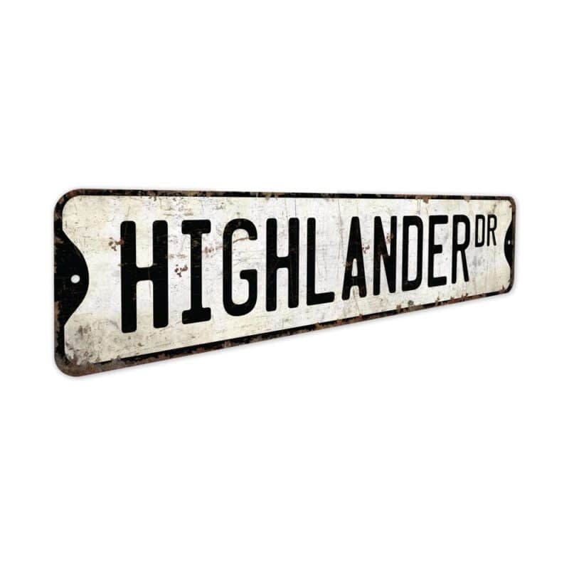 Highlander-Cat-Premium-Quality-Rustic-Metal-Sign-3