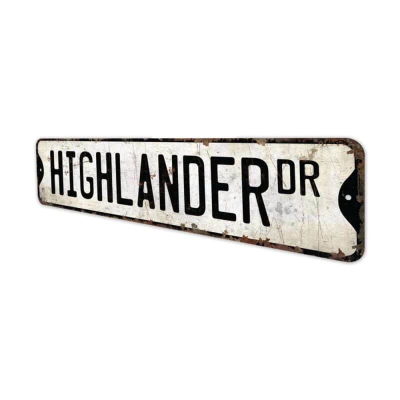 Highlander-Cat-Premium-Quality-Rustic-Metal-Sign-4