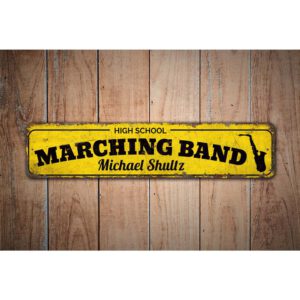 Highschool-Marching-Band-Premium-Quality-Rustic-Metal-Sign-Images-1