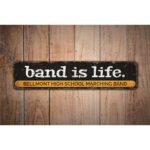 Highschool-Marching-Band-Premium-Quality-Rustic-Metal-Sign-Images