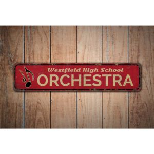 Highschool-Orchestra-Premium-Quality-Rustic-Metal-Sign-Images