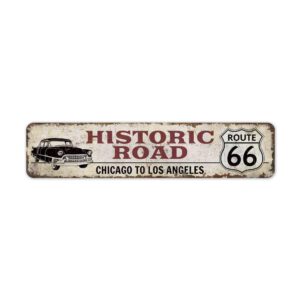 Historic-Road-Sign-Premium-Quality-Rustic-Metal-Sign-2