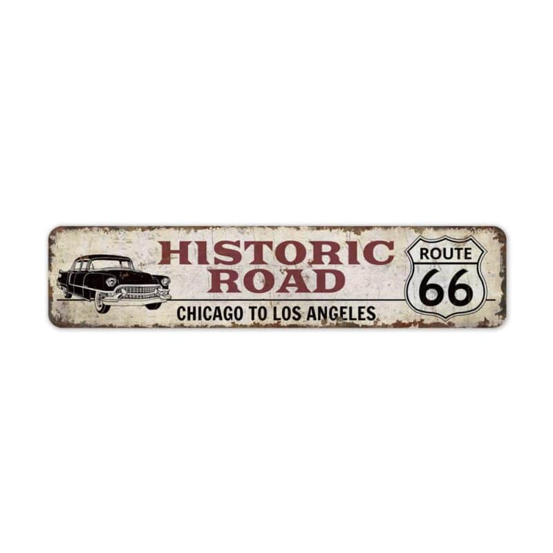 Historic-Road-Sign-Premium-Quality-Rustic-Metal-Sign-2