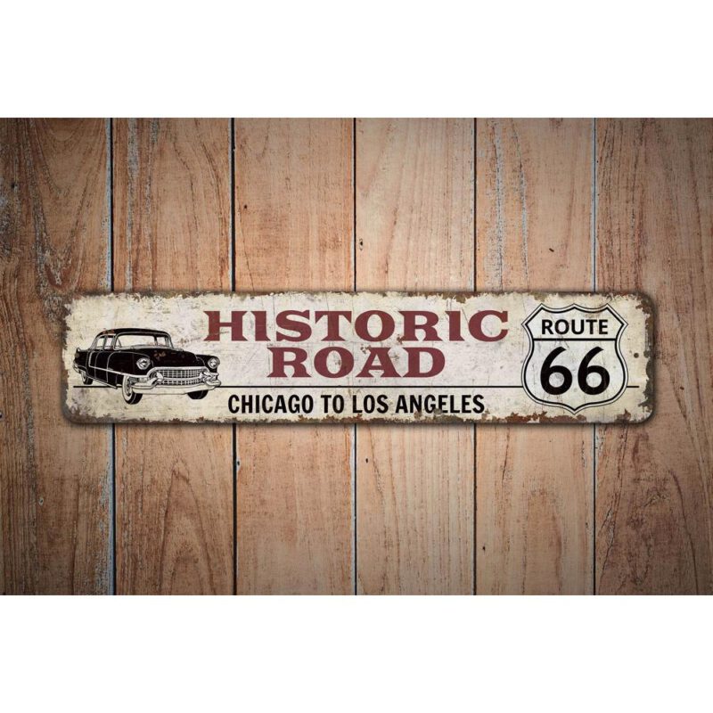 Historic-Road-Sign-Premium-Quality-Rustic-Metal-Sign-Images