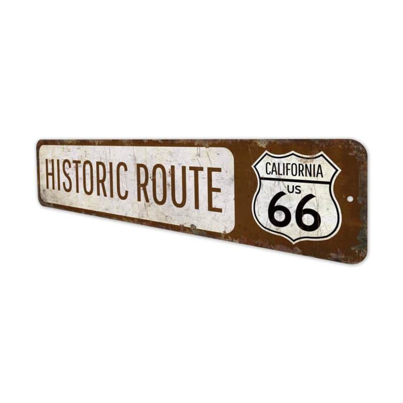 Historic-Route-Sign-Premium-Quality-Rustic-Metal-Sign-4-2