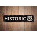 Historic-Route-Sign-Premium-Quality-Rustic-Metal-Sign-Images