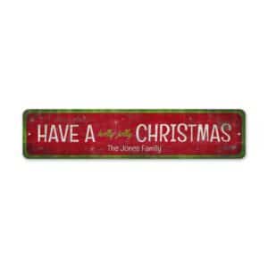 Holly-Jolly-Christmas-Sign-Premium-Quality-Rustic-Metal-Sign-2