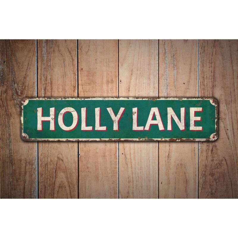 Holly-Lane-Premium-Quality-Rustic-Metal-Sign-Images