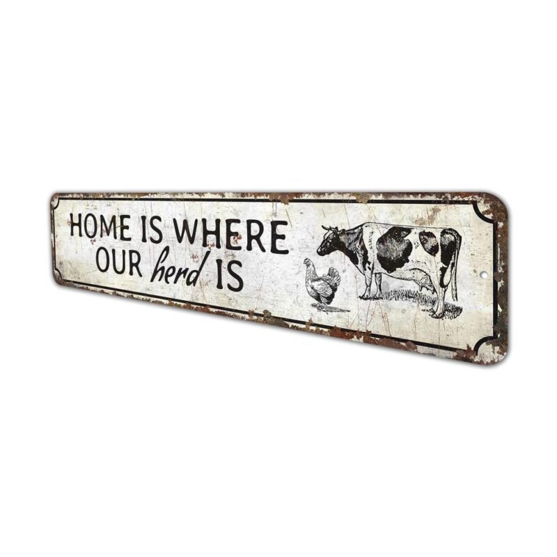 Home-Is-Where-The-Herd-Is-Premium-Quality-Rustic-Metal-Sign-4