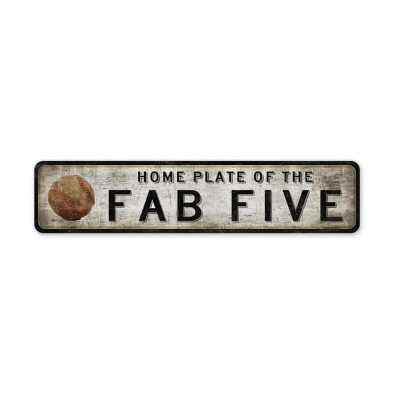 Home-Plate-Fab-Five-Premium-Quality-Rustic-Metal-Sign-2