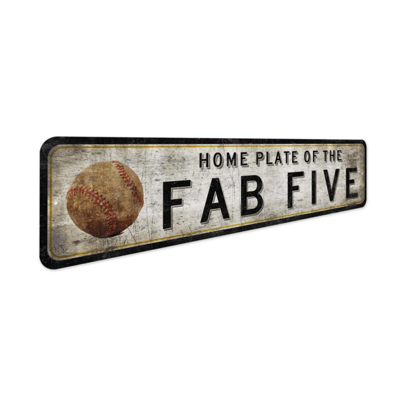 Home-Plate-Fab-Five-Premium-Quality-Rustic-Metal-Sign-3