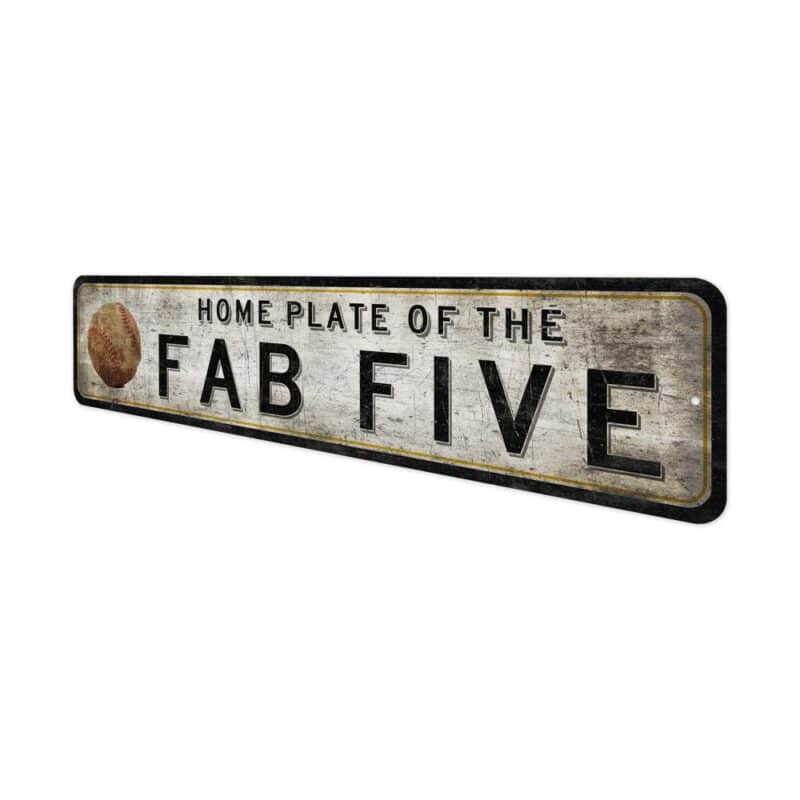 Home-Plate-Fab-Five-Premium-Quality-Rustic-Metal-Sign-4