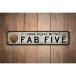 Home-Plate-Fab-Five-Premium-Quality-Rustic-Metal-Sign-Images