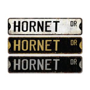 Hornet-Premium-Quality-Rustic-Metal-Sign-2