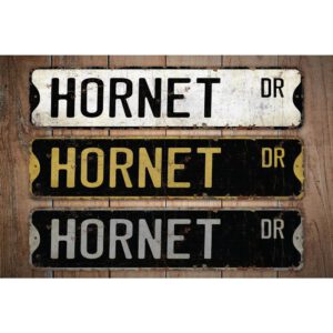 Hornet-Premium-Quality-Rustic-Metal-Sign-Images