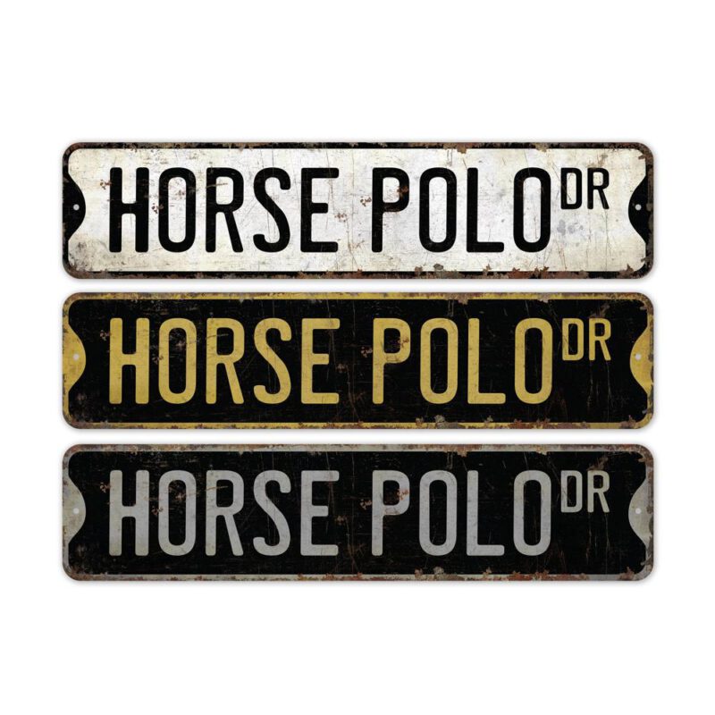 Horse-Polo-Premium-Quality-Rustic-Metal-Sign-2