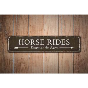 Horse-Rides-Sign-Premium-Quality-Rustic-Metal-Sign-Images