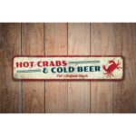 Hot-Crabs-Cold-Beer-Premium-Quality-Rustic-Metal-Sign-Images