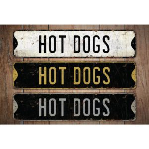 Hot-Dogs-Premium-Quality-Rustic-Metal-Sign-Images