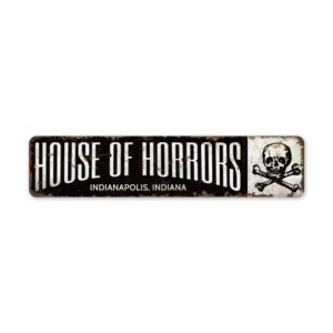 House-of-Horrors-Premium-Quality-Rustic-Metal-Sign-2