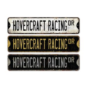 Hovercraft-Racing-Premium-Quality-Rustic-Metal-Sign-2