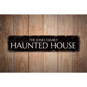 Hunted-House-Premium-Quality-Rustic-Metal-Sign-Images