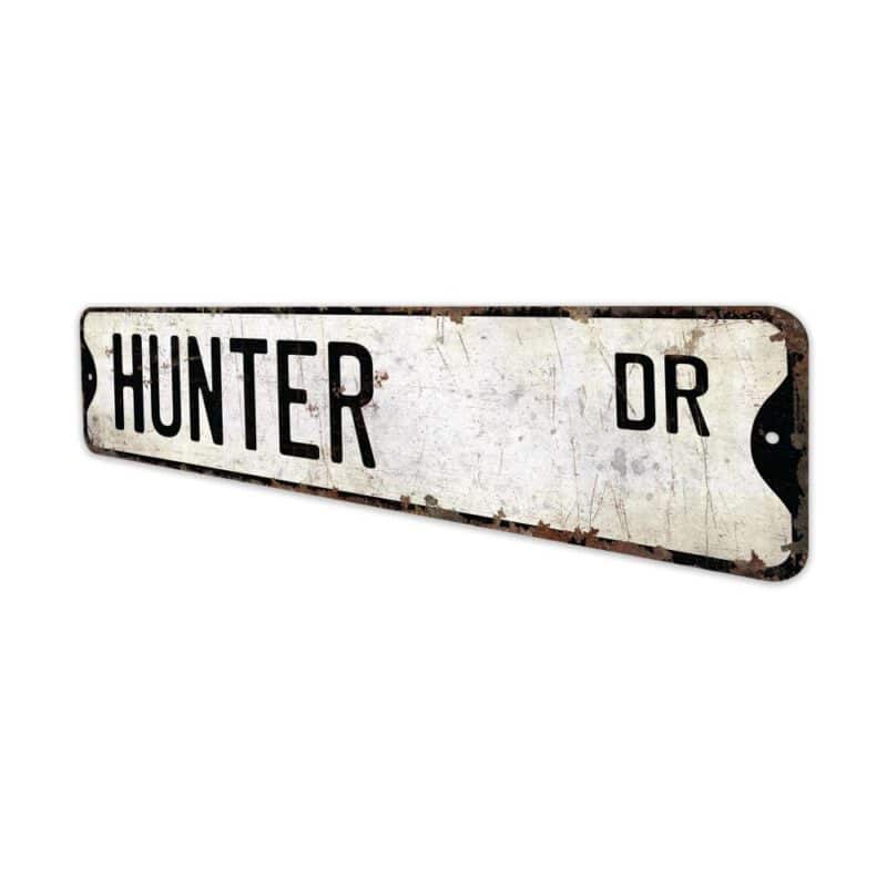 Hunter-Name-Sign-Premium-Quality-Rustic-Metal-Sign-4