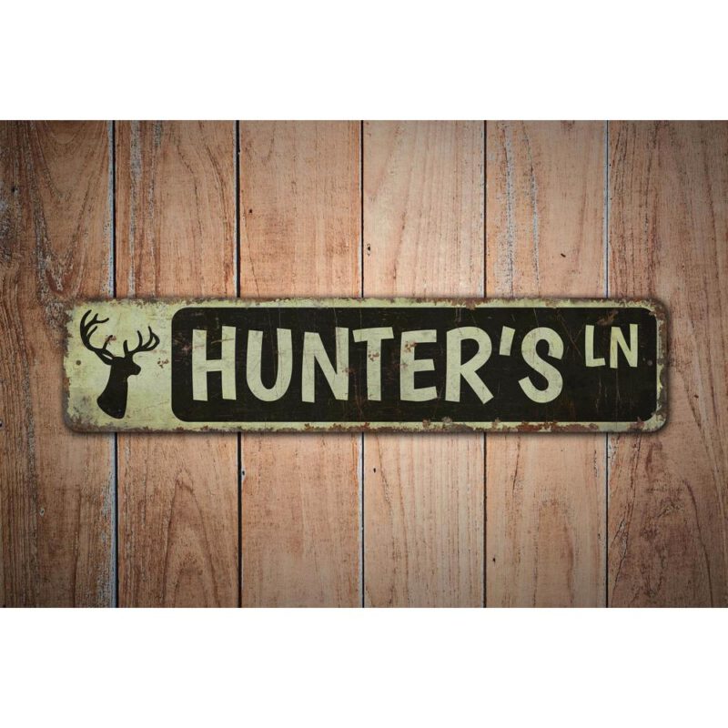 Hunters-Lane-Sign-Premium-Quality-Rustic-Metal-Sign-Images