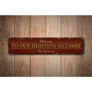 Hunting-Getaway-Premium-Quality-Rustic-Metal-Sign-Images