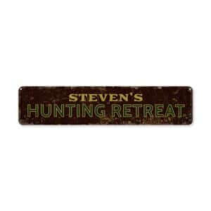 Hunting-Retreat-Premium-Quality-Rustic-Metal-Sign-2-1