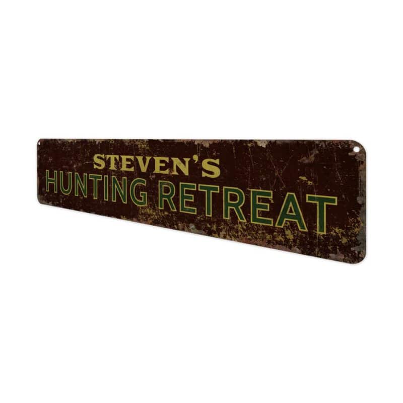 Hunting-Retreat-Premium-Quality-Rustic-Metal-Sign-4-1