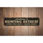 Hunting-Retreat-Premium-Quality-Rustic-Metal-Sign-Images