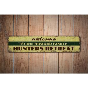 Hunting-Retreat-Premium-Quality-Rustic-Metal-Sign-Images-2