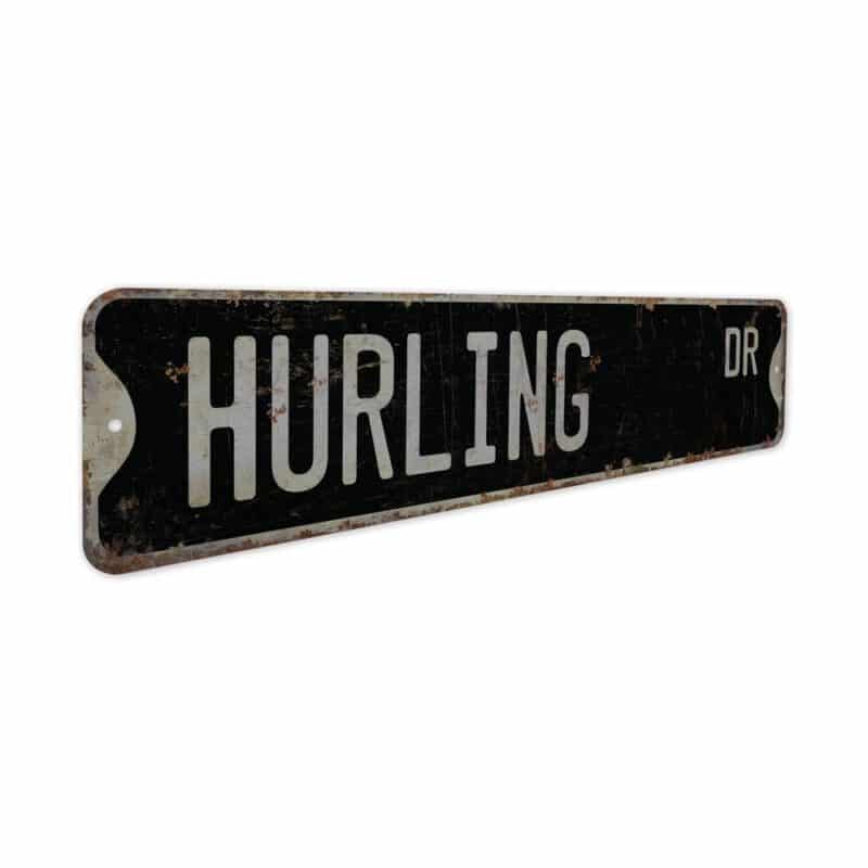 Hurling-Premium-Quality-Rustic-Metal-Sign-7