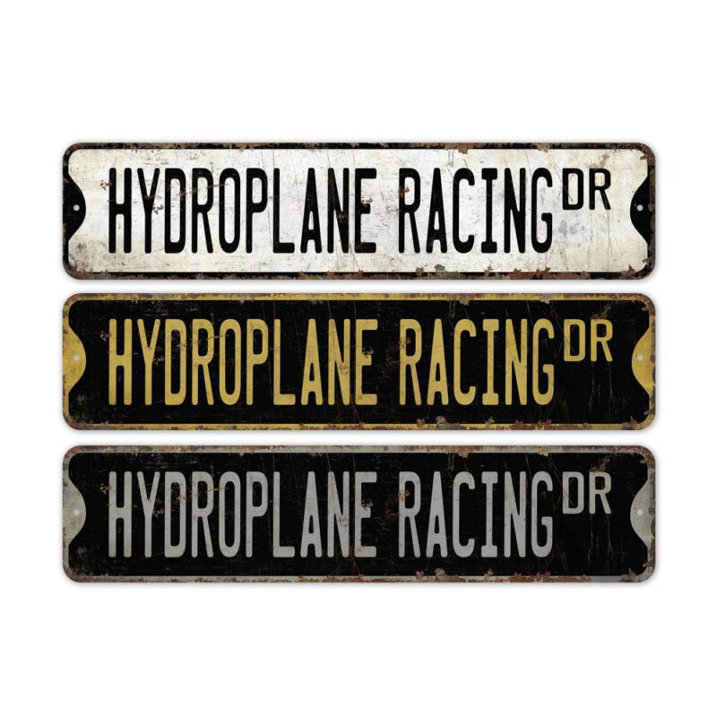 Hydroplane-Racing-Premium-Quality-Rustic-Metal-Sign-2