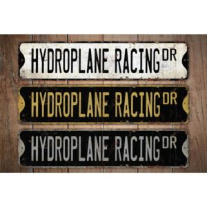 Hydroplane-Racing-Premium-Quality-Rustic-Metal-Sign-Images