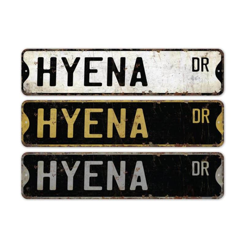 Hyena-Premium-Quality-Rustic-Metal-Sign-2