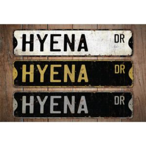 Hyena-Premium-Quality-Rustic-Metal-Sign-Images