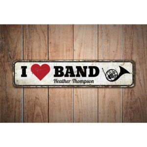 I-Heart-Band-Premium-Quality-Rustic-Metal-Sign-Images