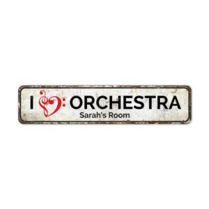 I-Heart-Orchestra-Premium-Quality-Rustic-Metal-Sign-2