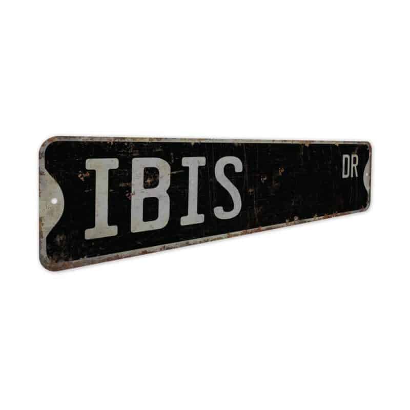 Ibis-Premium-Quality-Rustic-Metal-Sign-7