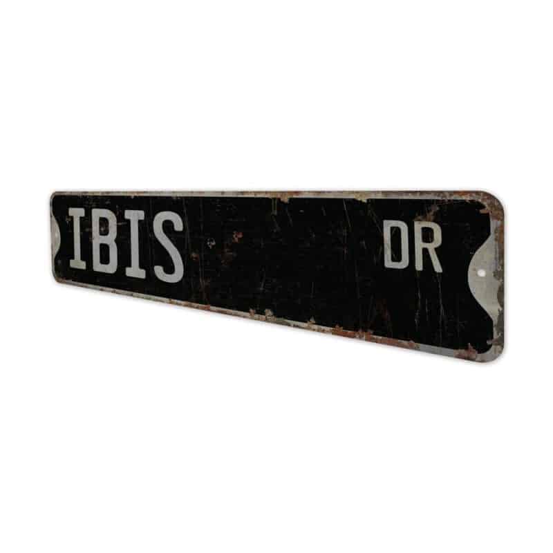 Ibis-Premium-Quality-Rustic-Metal-Sign-8