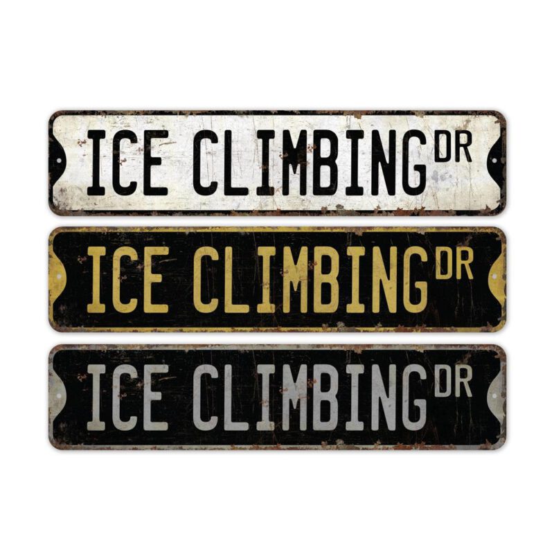 Ice-Climbing-Premium-Quality-Rustic-Metal-Sign-2