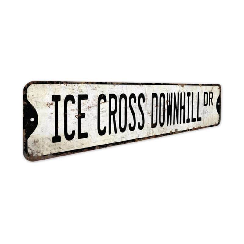 Ice-Cross-Downhill-Premium-Quality-Rustic-Metal-Sign-3