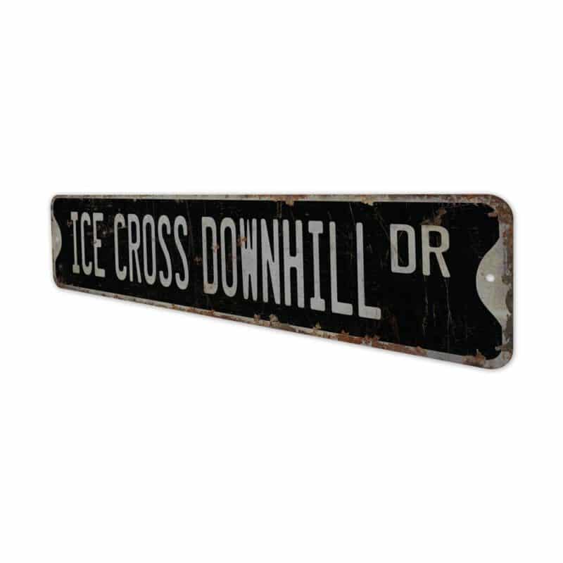 Ice-Cross-Downhill-Premium-Quality-Rustic-Metal-Sign-8