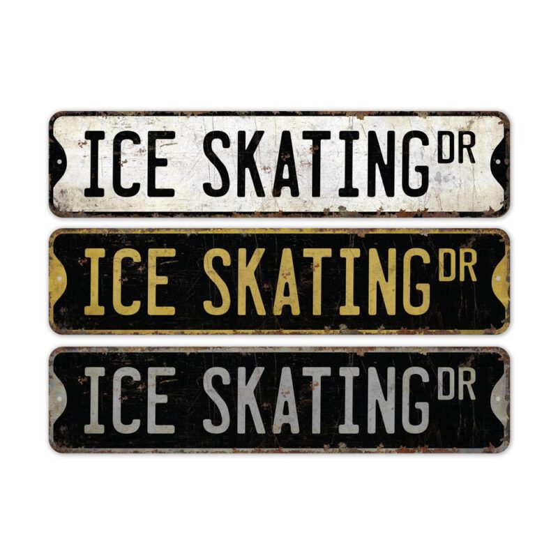 Ice-Skating-Sign-Premium-Quality-Rustic-Metal-Sign-2