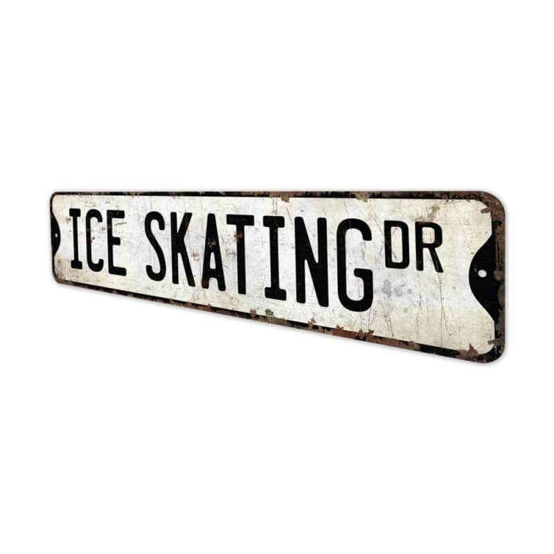 Ice-Skating-Sign-Premium-Quality-Rustic-Metal-Sign-4